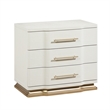 LEXINGTON 4 Piece King Modern Bedroom Set with Upholstered Bed in Beige
