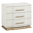 LEXINGTON Modern 2 Drawer Nightstand in Beige