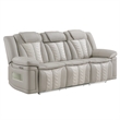 Cruiser Power Reclining Sofa with LED & Speakers in Gray Ice