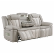 Cruiser 2-Pc Power Reclining Living Room Set in Gray Ice
