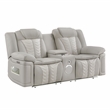 Cruiser 2-Pc Power Reclining Living Room Set in Gray Ice