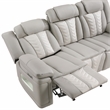 Cruiser 2-Pc Power Reclining Living Room Set in Gray Ice