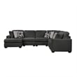 Maxwell Modern Sectional Sofa with Premium Upholstery in Gray