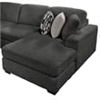 Maxwell Modern Sectional Sofa with Premium Upholstery in Gray