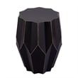 CT-401 & ET-401 Black Metal Coffee & End Table Set Contemporary 2 Piece