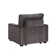 Rita Premium Upholstered Accent Chair with LED Base