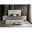 Galaxy Home Montana Queen 4-Piece in Natural Bedroom Set with Storage Bed