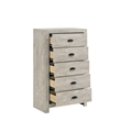 Galaxy Home Montana Queen 5-Piece in Natural Bed Set w Storage Bed & Chest