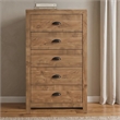 Galaxy Home Montana King 5-Piece in Natural Bed Set w Storage Bed & Chest