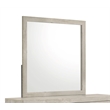 Galaxy Home Montana in Natural Bedroom Mirror with in Natural-Grain Frame