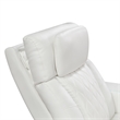 Galaxy Electra Power Recliner w Massage Power Headrest & LED in Ice