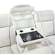 Galaxy Home Electra Power Reclining Sofa w Massage & LED Lighting in Ice