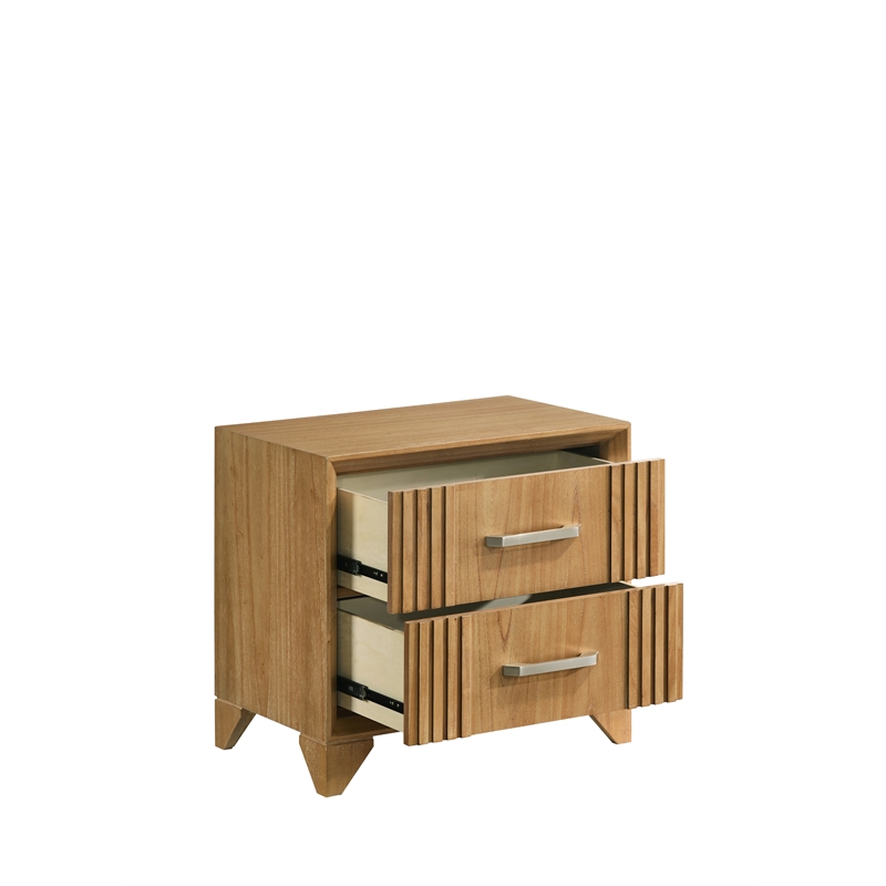Galaxy Home Furnishings 5Pc King Bedroom Set with Storage Bed in Natural