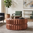 321 Modern 2-Piece Iron Geometric Table Set in Antique Copper Finish