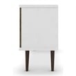 Levan Home 3-Shelf Solid Wood TV Stand for TVs up to 50