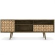 Levan Home Transitional Solid Wood TV Stand for TVs up to 65
