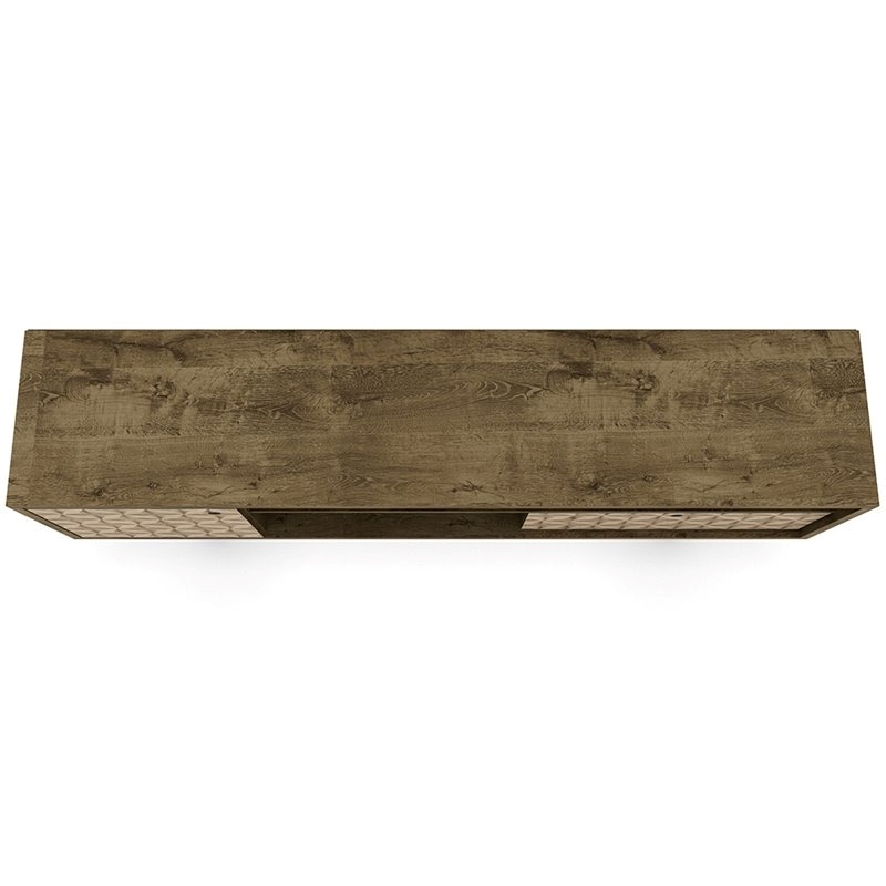 Levan Home Transitional Solid Wood TV Stand for TVs up to 65