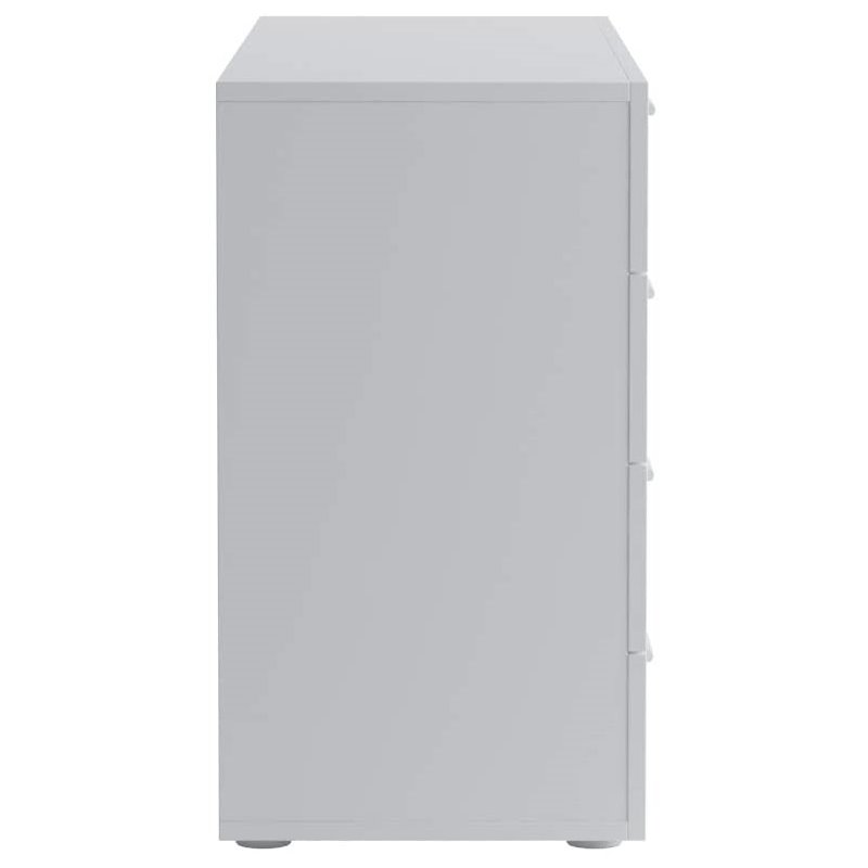 Levan Home Engineered Wood Contemporary 8 Drawer Double Bedroom Dresser in White