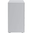 Levan Home Engineered Wood Contemporary 8 Drawer Double Bedroom Dresser in White