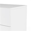 Levan Home Engineered Wood Contemporary 8 Drawer Double Bedroom Dresser in White
