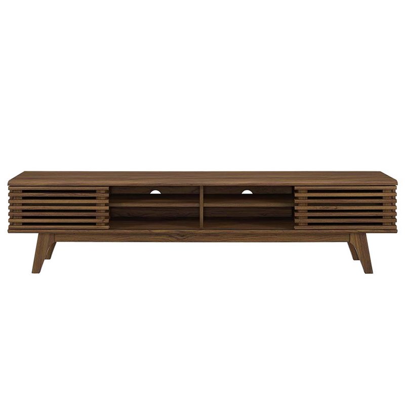 Levan Home Mid-Century Wood TV Stand for TVs up to 70