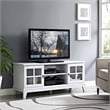 Levan Home Modern Wood TV Stand with Shelves for TVs up to 47