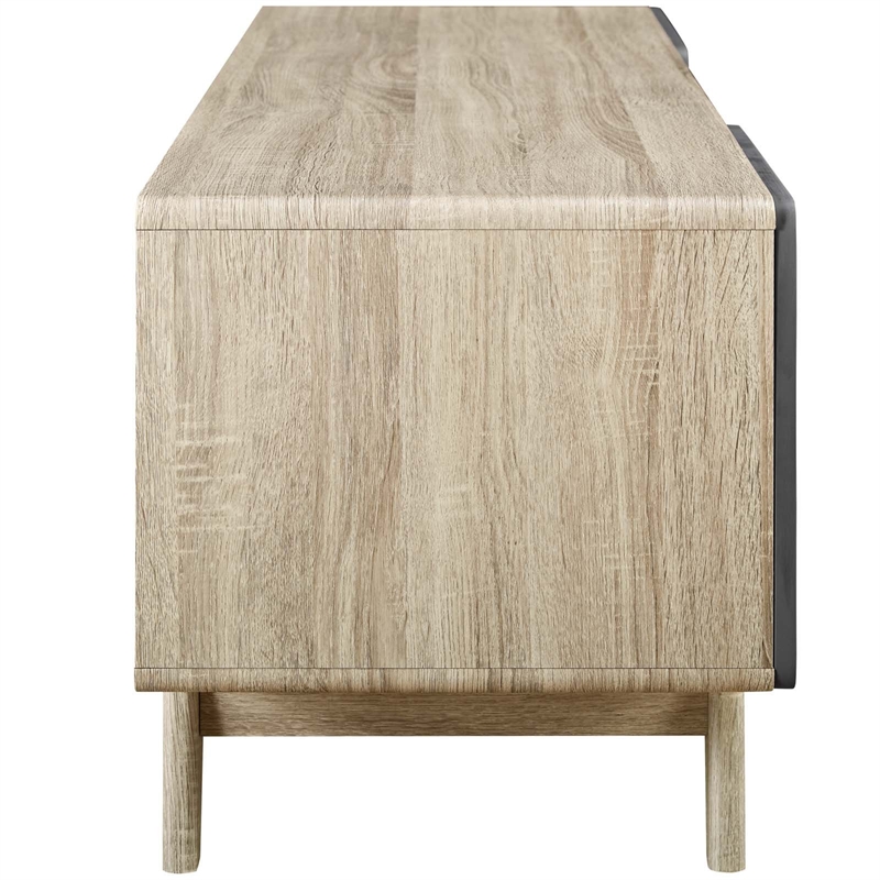 Levan Home Modern Wood TV Stand for TVs up to 65