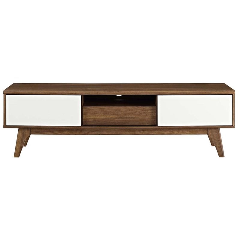 Levan Home Modern Wood TV Stand for TVs up to 59
