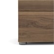 Levan Home Engineered Wood 8 Drawer Double Bedroom Dresser in Walnut