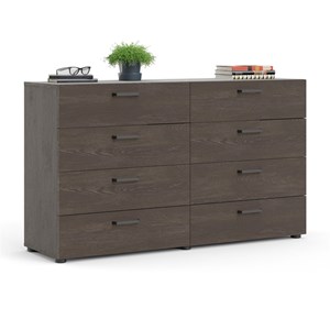 levan home contemporary 8 drawer double bedroom dresser