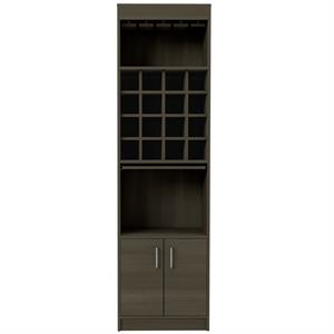 levan home kava home bar and wine cabinet in smokey oak
