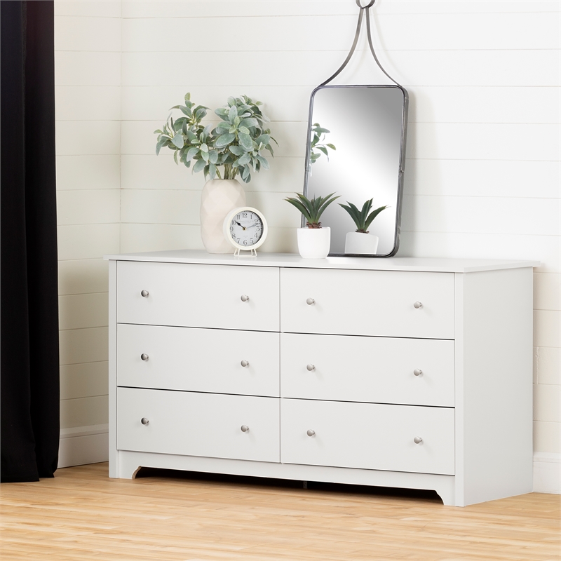 Levan Home 4-Piece Set with 6 Drawer Dresser & Dresser & 2 Nightstands