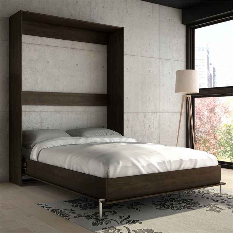 Stellar Home Wall Bed Queen size in wood Espresso - S215-4