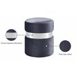 Meridian Furniture Hailey Contemporary Velvet Ottoman/Stool in Gray