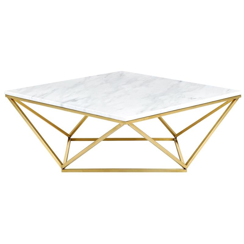 mason gold coffee table