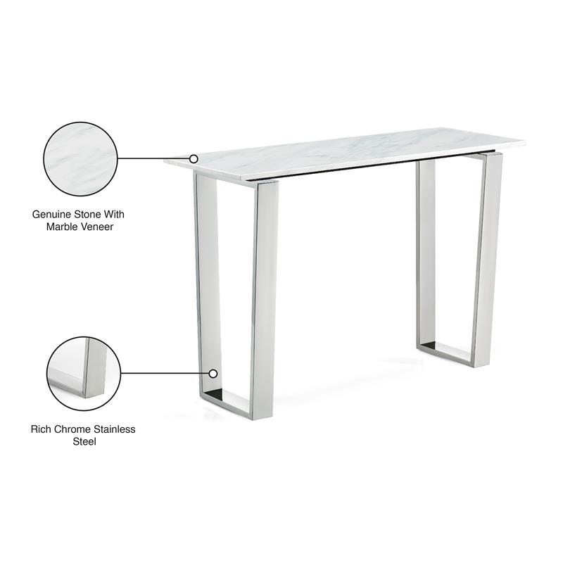 carlton chrome dining table