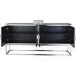 Meridian Furniture Marbella Solid Wood Sideboard/Buffet in Chrome