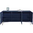 Meridian Furniture Collette Solid Wood Sideboard Buffet in Navy Lacquer