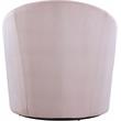 Meridian Furniture Alessio Pink Velvet Swivel Accent Chair
