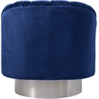 Meridian Furniture Farrah Navy Velvet Swivel Accent Chair