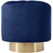 Meridian Furniture Farrah Navy Velvet Swivel Accent Chair
