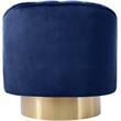 Meridian Furniture Farrah Navy Velvet Swivel Accent Chair