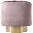 Meridian Furniture Farrah Pink Velvet Swivel Accent Chair