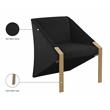 Meridian Furniture Rivet Velvet Accent Chair in Black