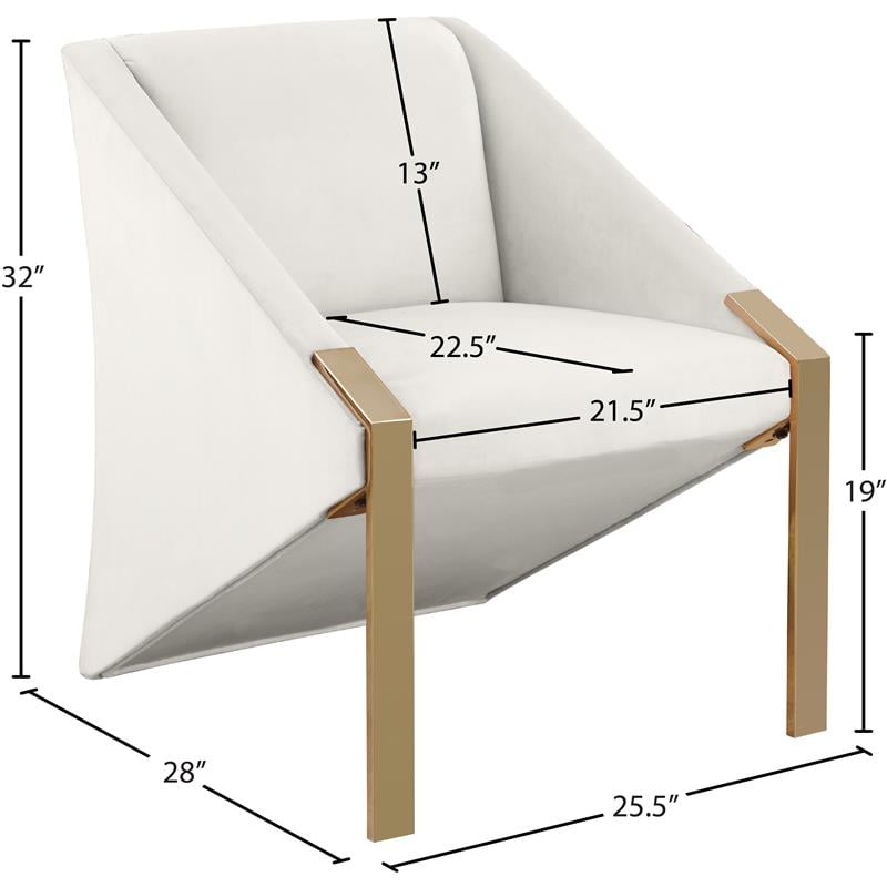 Meridian Furniture Rivet Accent Chair Meridian Furniture Rivet Accent Chair