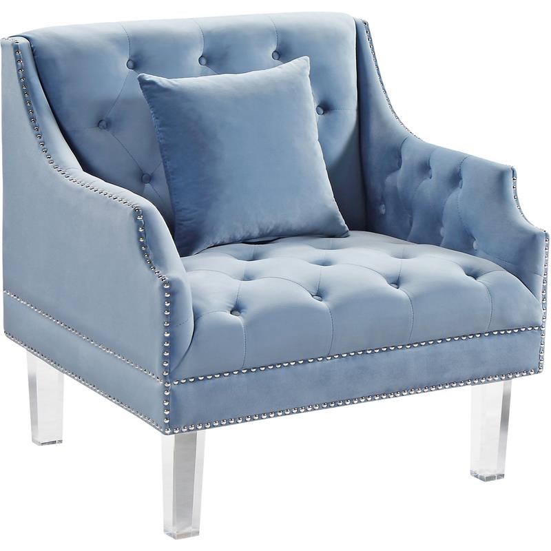 Meridian Furniture Roxy Velvet Chair Meridian Furniture Roxy Velvet Chair