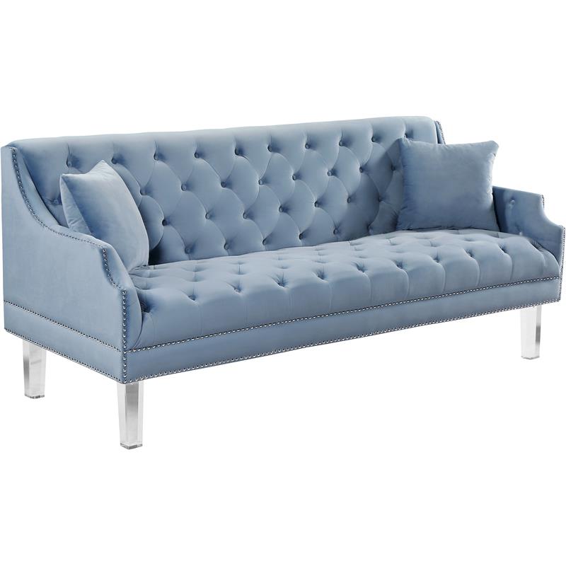 Meridian Furniture Roxy Velvet Sofa Meridian Furniture Roxy Velvet Sofa
