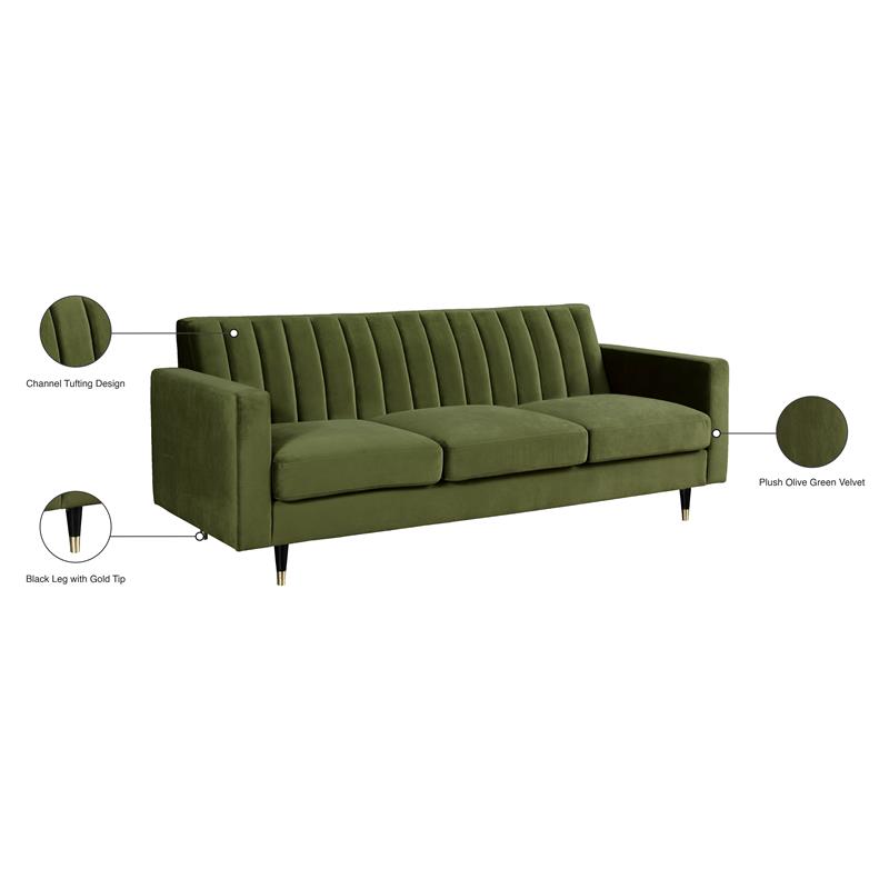 Meridian Furniture Lola Velvet Sofa