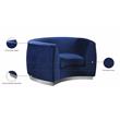 Meridian Furniture Julian Navy Velvet Chair