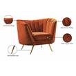 Meridian Furniture Margo Cognac Velvet Chair